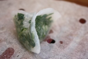 Collard Green Dumplings