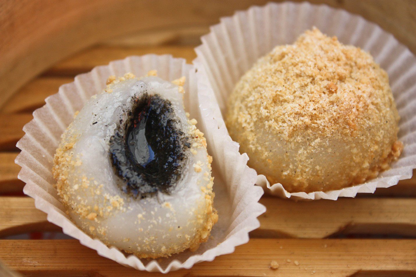 Sweet Black Sesame Dumplings